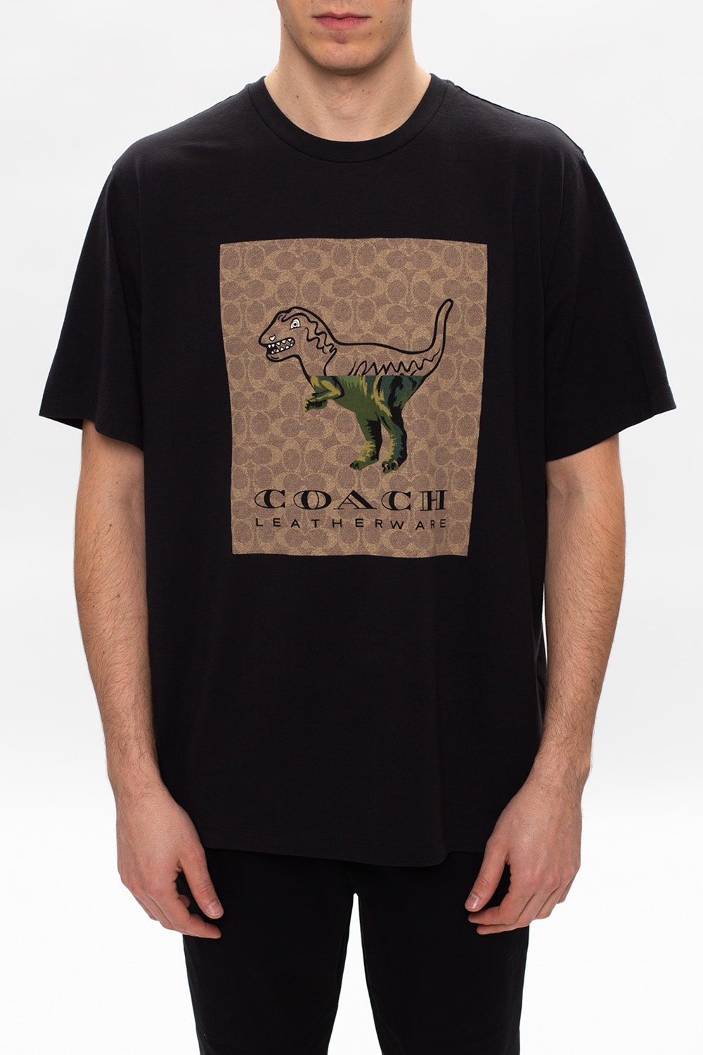 Black T-shirt with logo Coach - Vitkac Australia